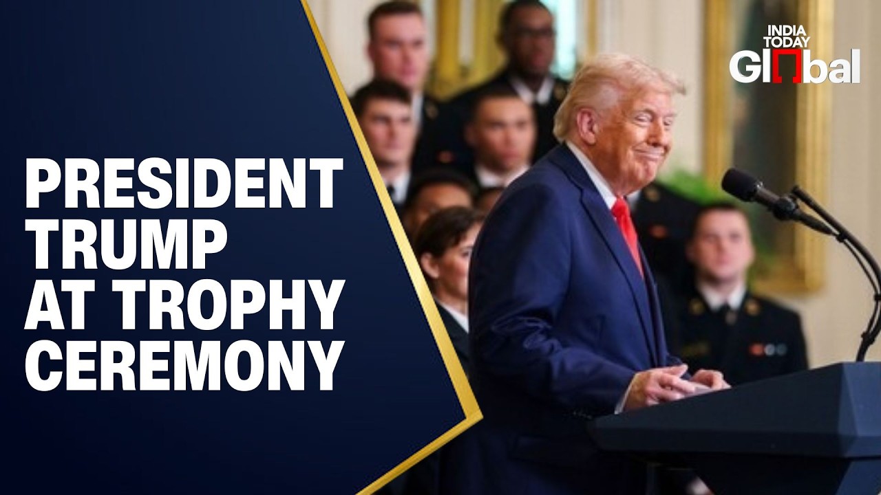 LIVE: President Trump at Commander in Chief Trophy Presentation Ceremony