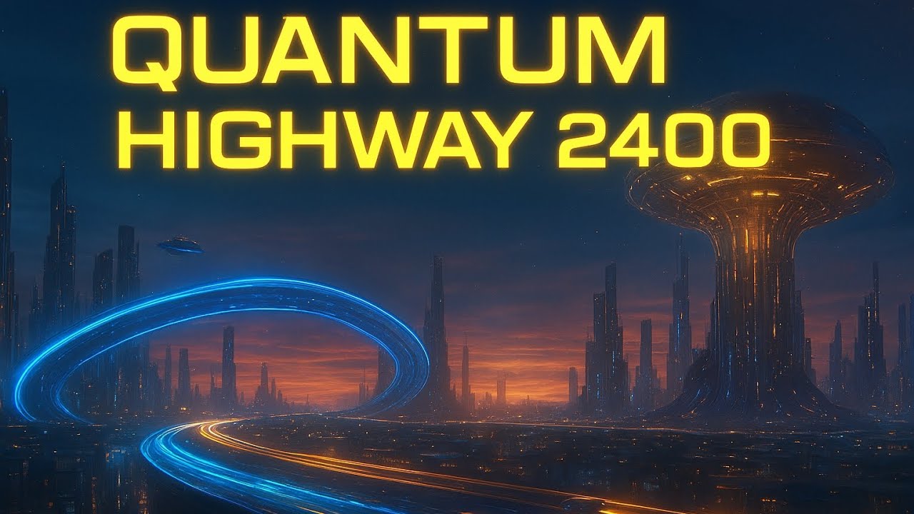 🚀 Quantum Highway 2400 – The Future of Earth Beyond Light Speed 🌌 [Cinematic 8K AI Vision]