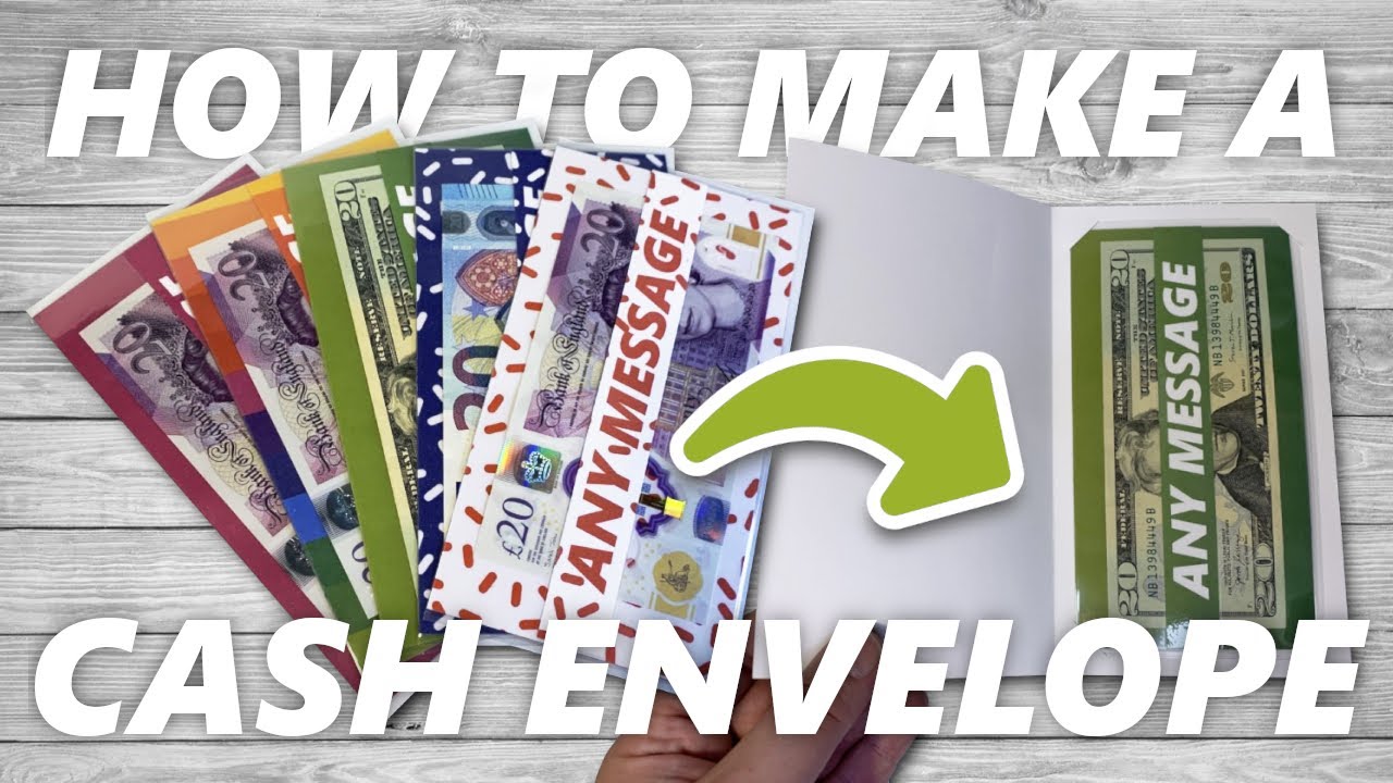 How to make a cash envelope | My boyfriend's birthday gift