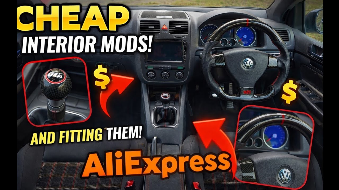 Дешевые модификации интерьера автомобиля с AliExpress!