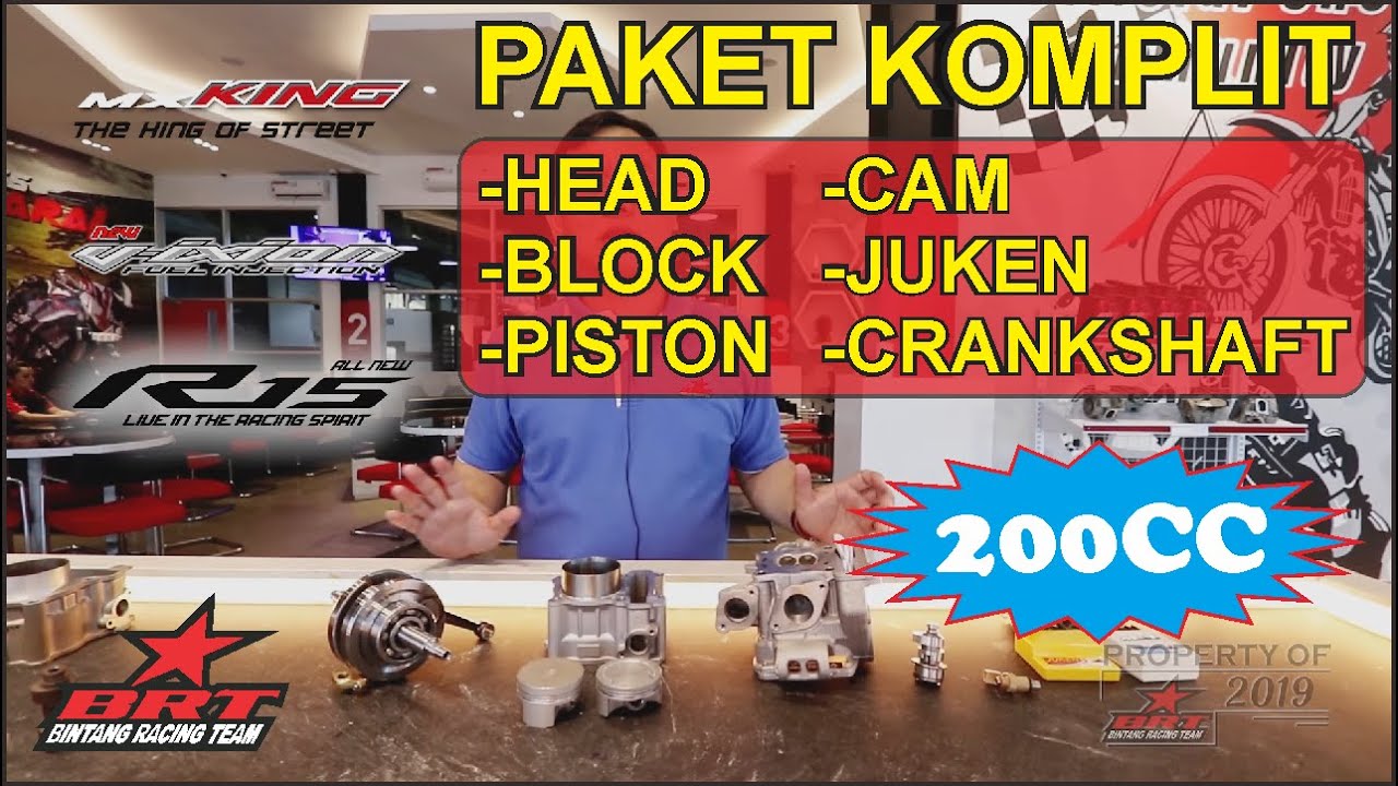 PAKET 200cc MX/VIXION/R SERIES