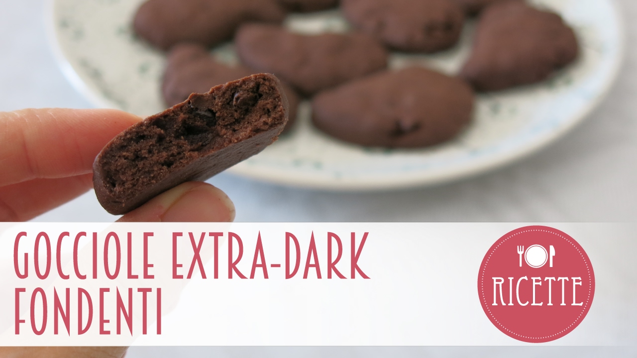 Gocciole al Cioccolato Extra Dark Senza Lattosio