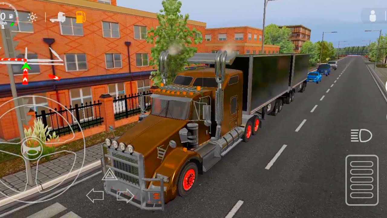 Double Truck Trailer | Universal Truck Simulator (UTS) | Mobile GamePlay (Android, iOS)