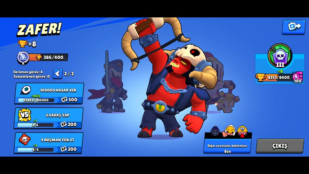 Brawl starsta kupa kasıyoruz