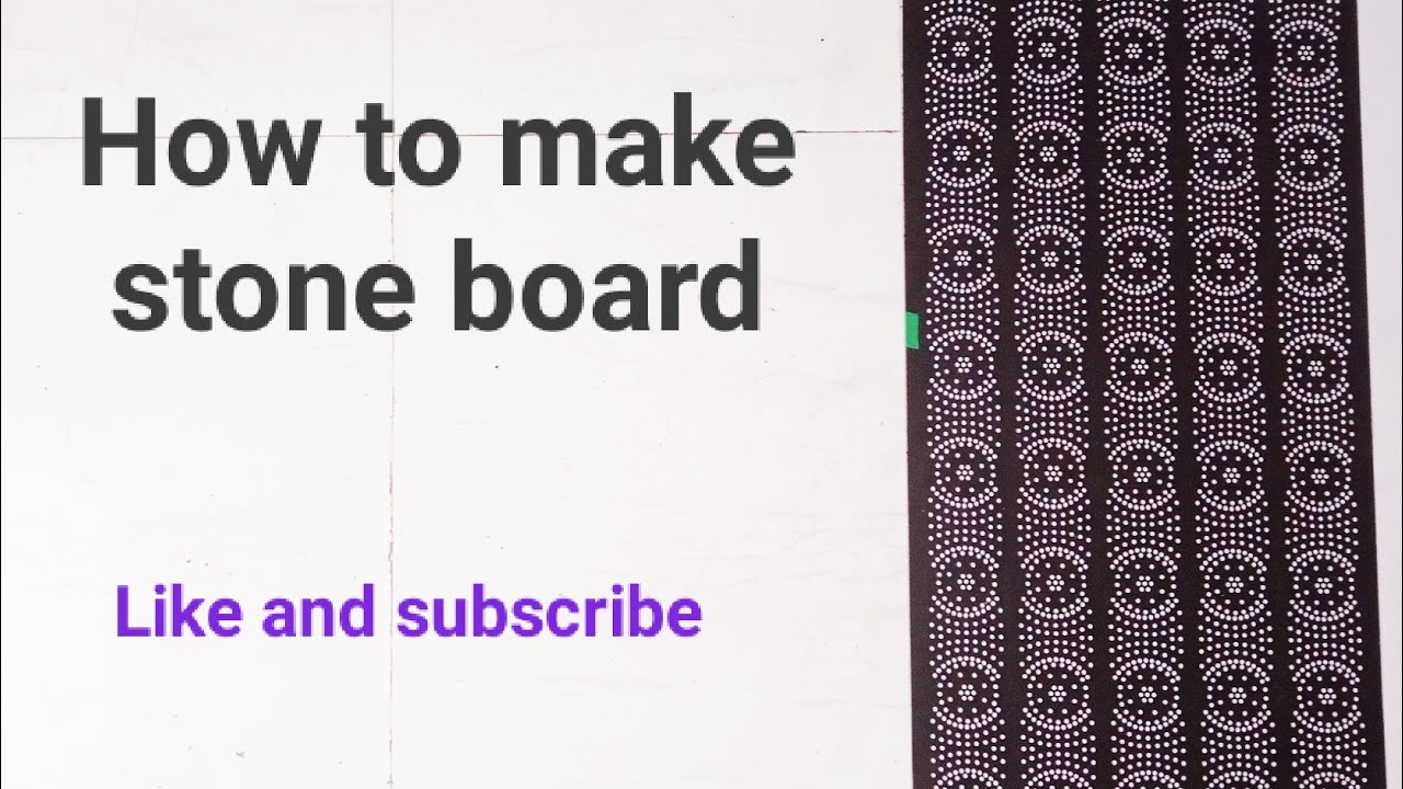 How to make stone board, Rhinestone dmc diamond.