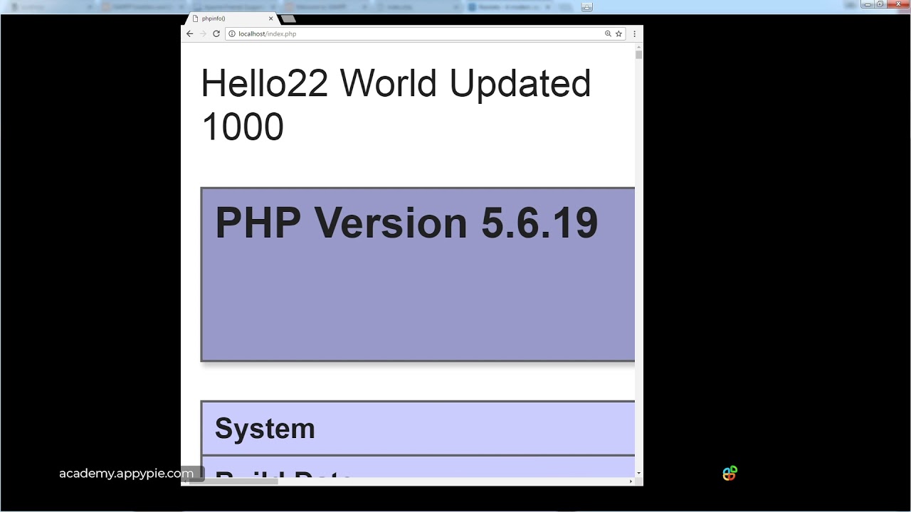 Editors and Live View XAMPP: Lesson 08