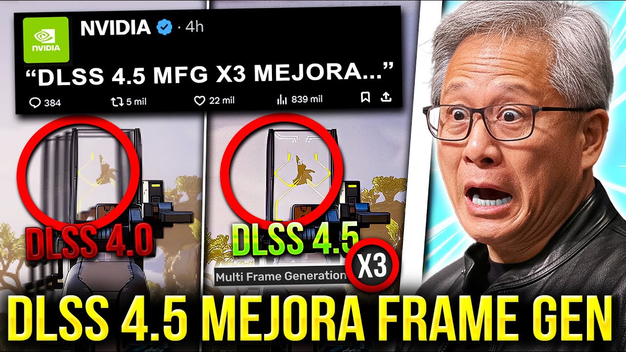 ¡DLSS 4.5 AHORA SI es MEJOR con MULTI FRAME GENERATION! en GPUs NVIDIA RTX