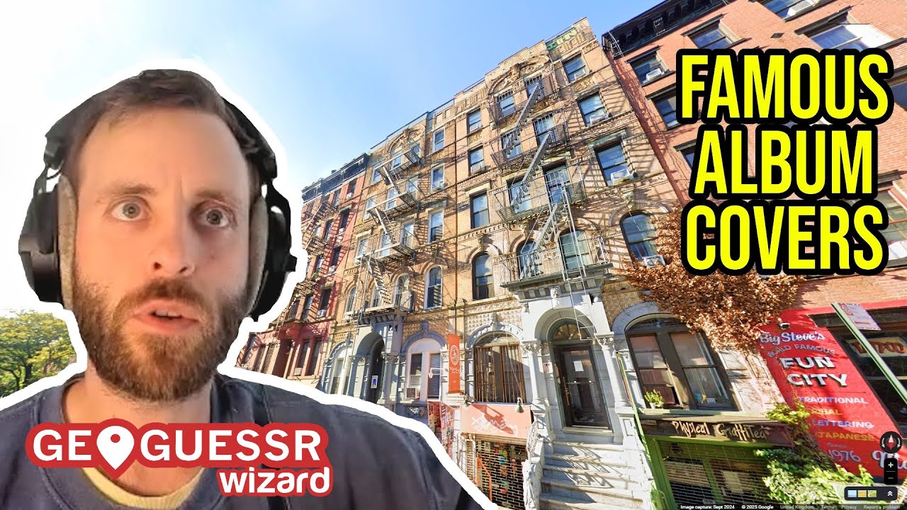 Geoguessr but every round is a famous album cover [PLAY ALONG]