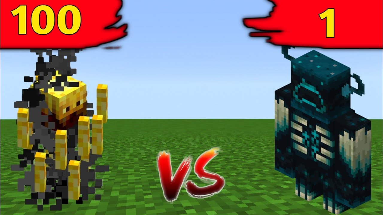 1 Warden Vs 100 Blazes 😱