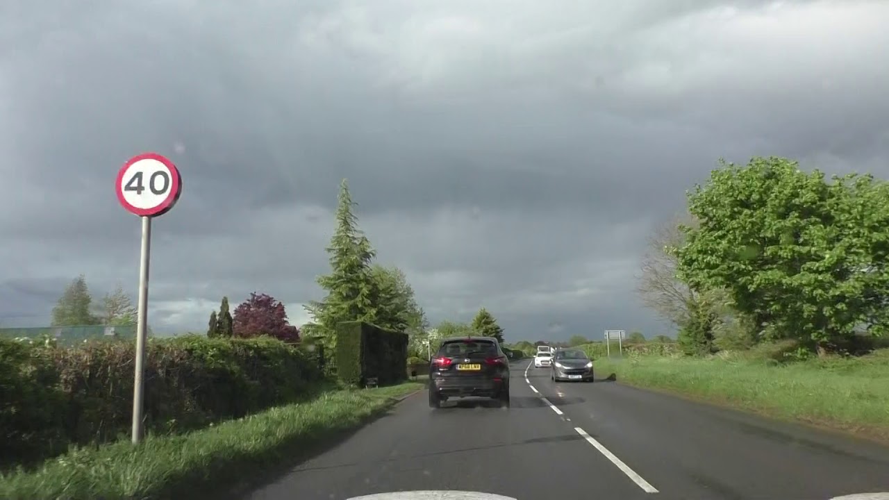 Driving On The A4103 & A44 From Cradley To Worcester, England 25th April  2019