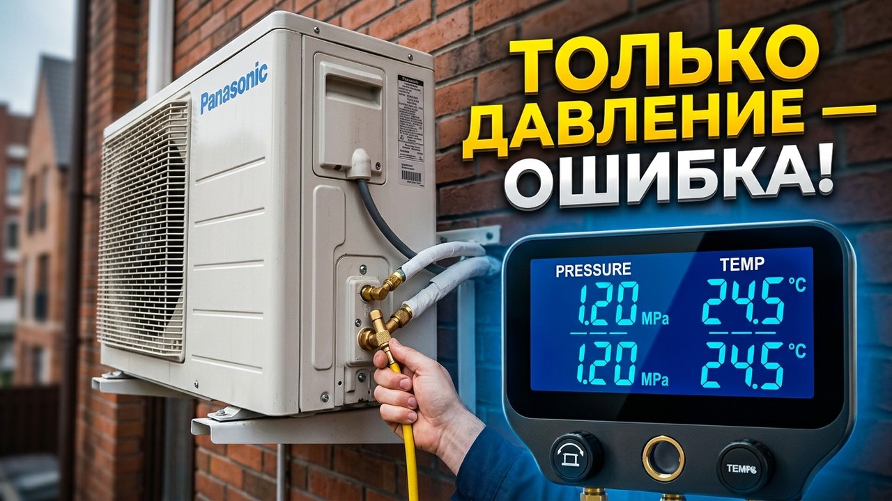 Заправка кондиционера по давлению