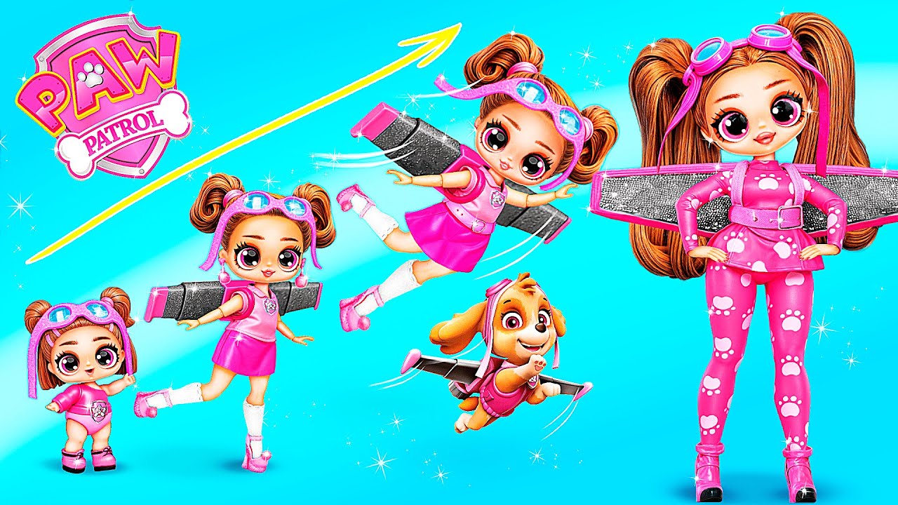 PAW Patrol: Skye Büyüyor! Minyatür Bebek Kendin Yap El İşleri
