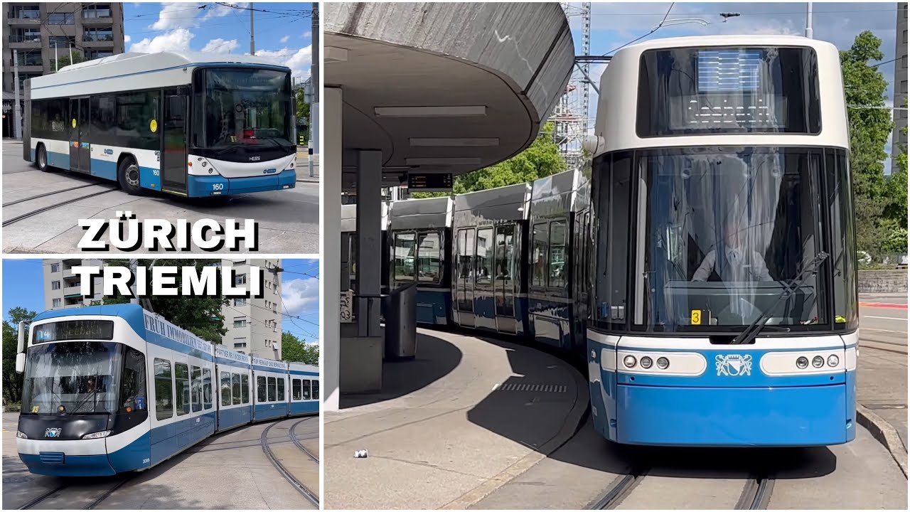 Tram und Bus Haltestelle Zürich Triemli | Tram and bus stop Zurich Triemli (2024)