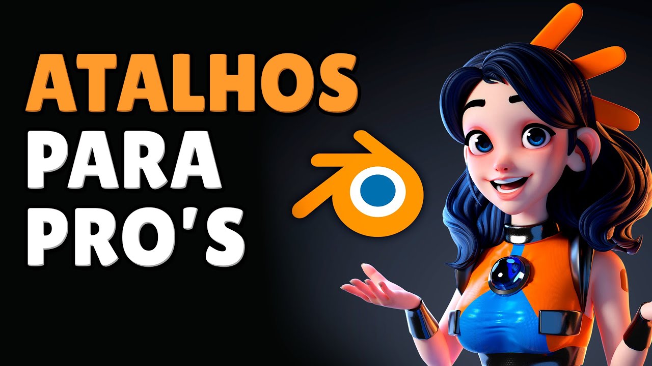 Blender para Iniciantes - Teclas de atalho dos pros! - [Hotkeys]