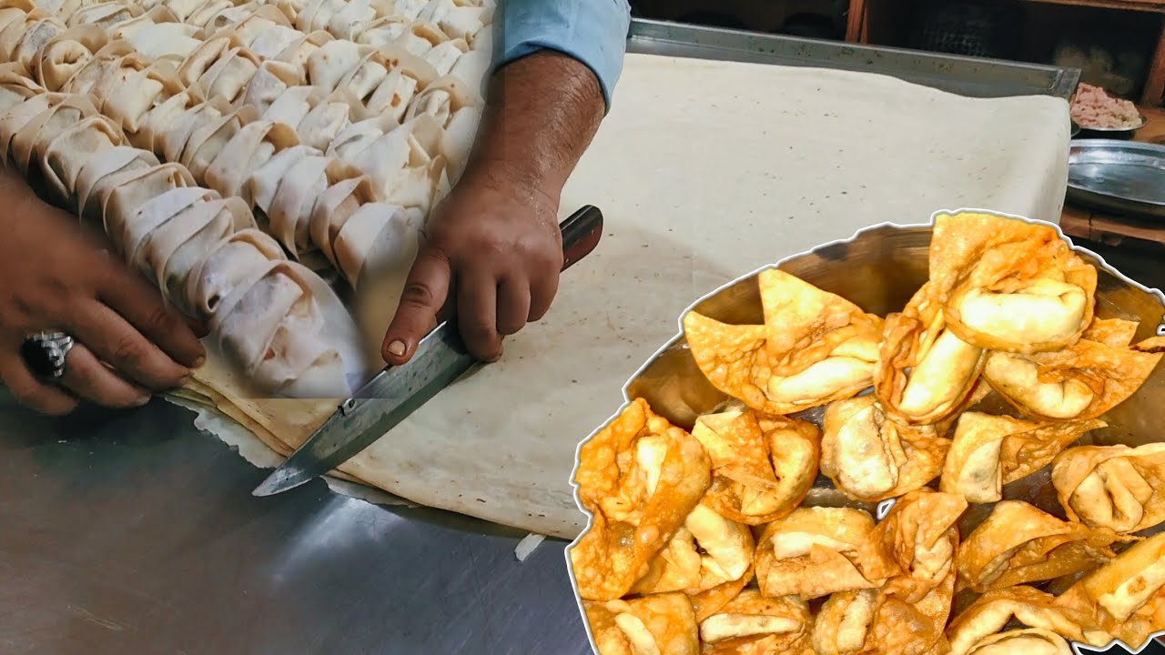 Chicken wonton recipe | wonton samosa | recipe by Farooq ghouri