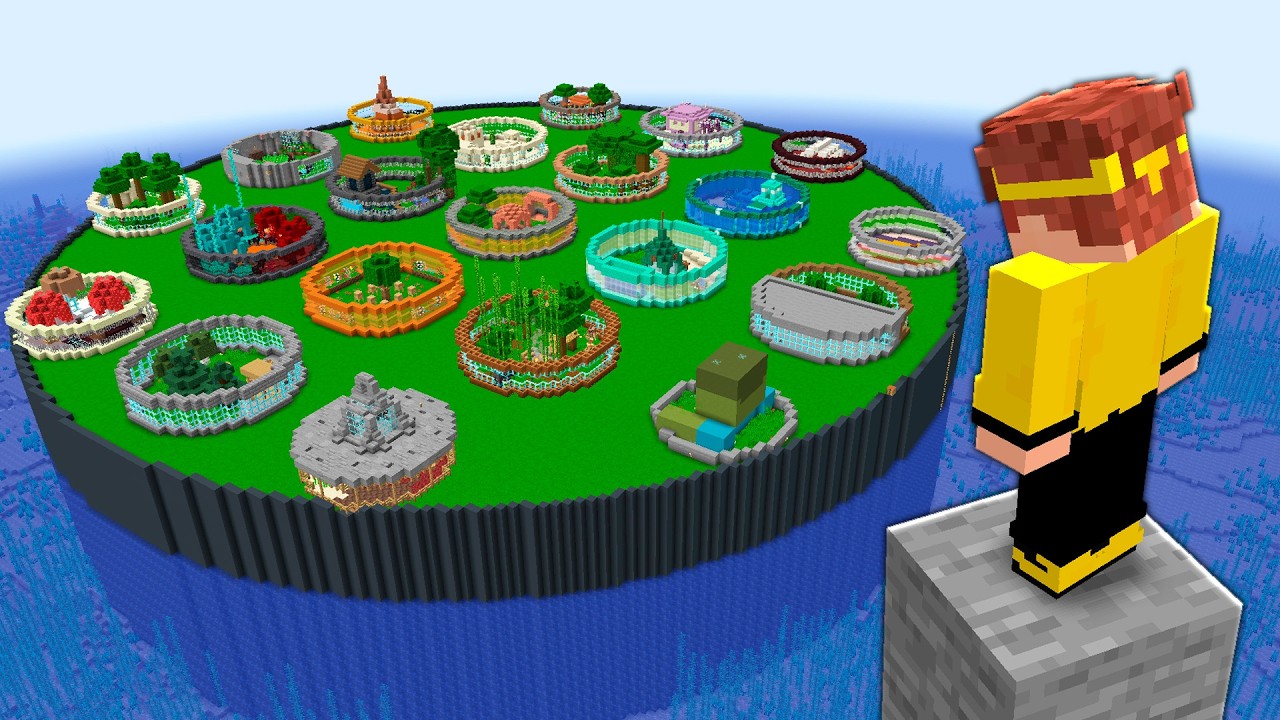 ¡Atrapé a todos los mobs en un zoológico gigante en Minecraft!