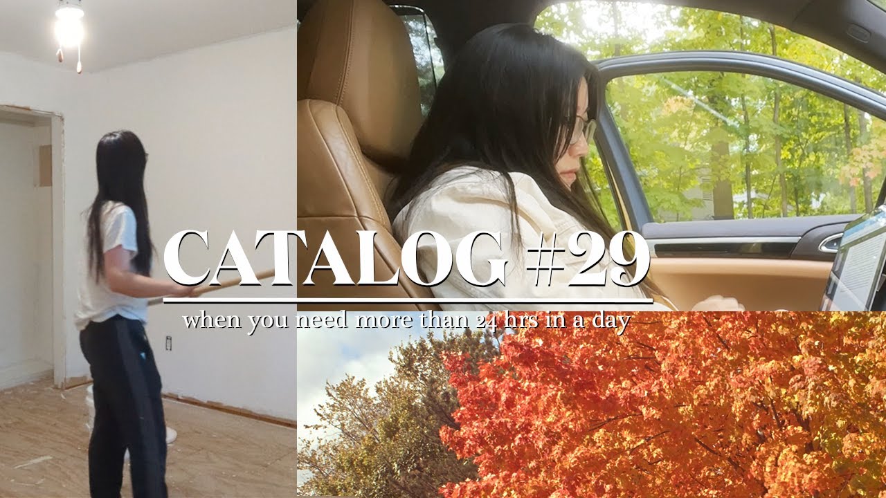 [CATALOG #29] DIY Home Renovations 2: Subfloors, leveling, priming, painting / and ofc Work & School