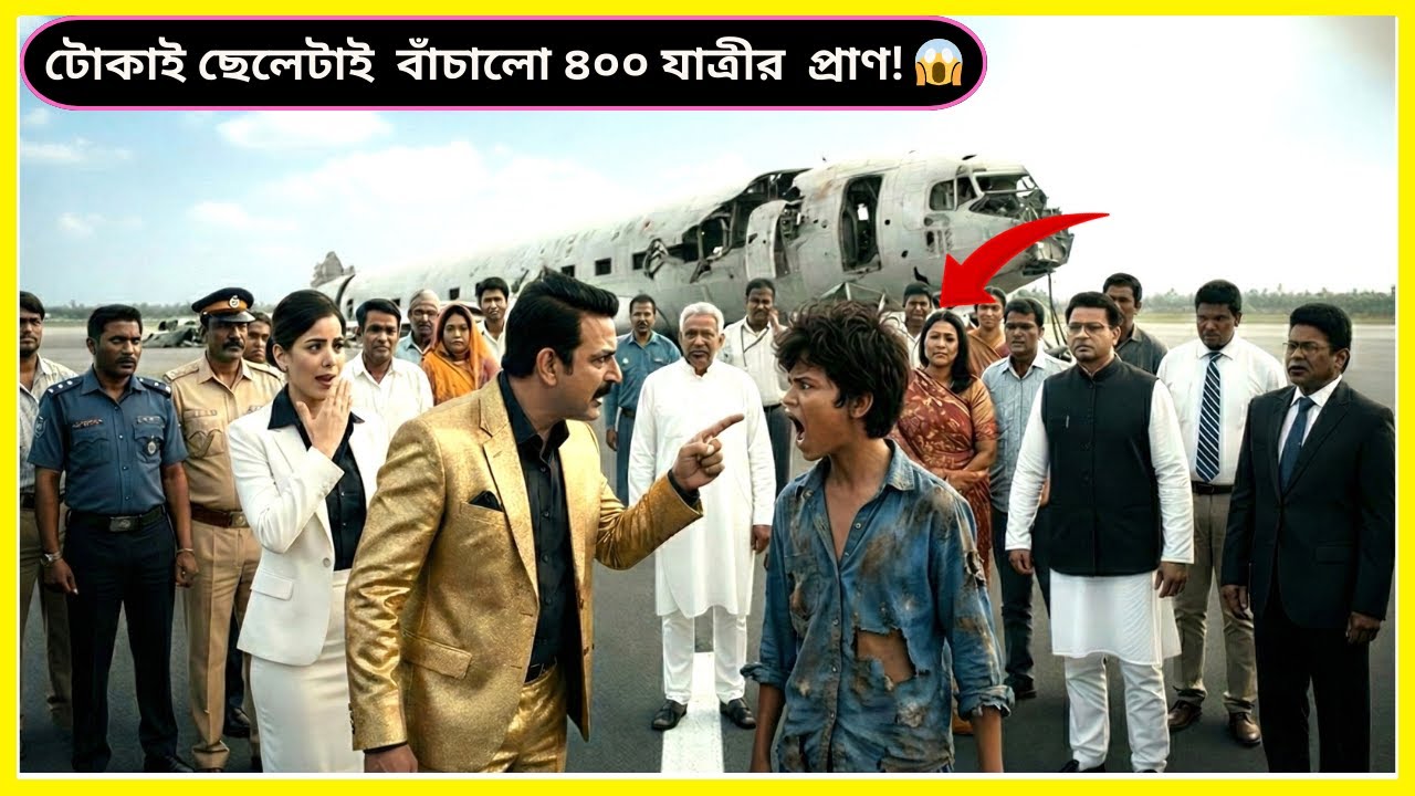 ইঞ্জিনিয়াররাও বুঝতে পারেনি… টোকাই ছেলেটা শুধু শব্দ শুনেই বাঁচাল ৪০০ যাত্রীর প্রাণ! 😱 Bangla Story