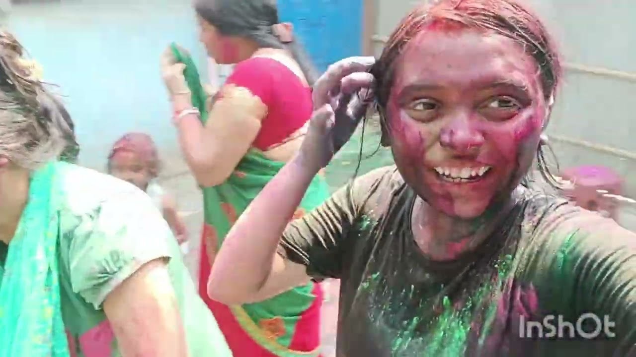 Holi vlogggggg 💗😍🥰🥰🥰🥰#like #comment #love #celebration 