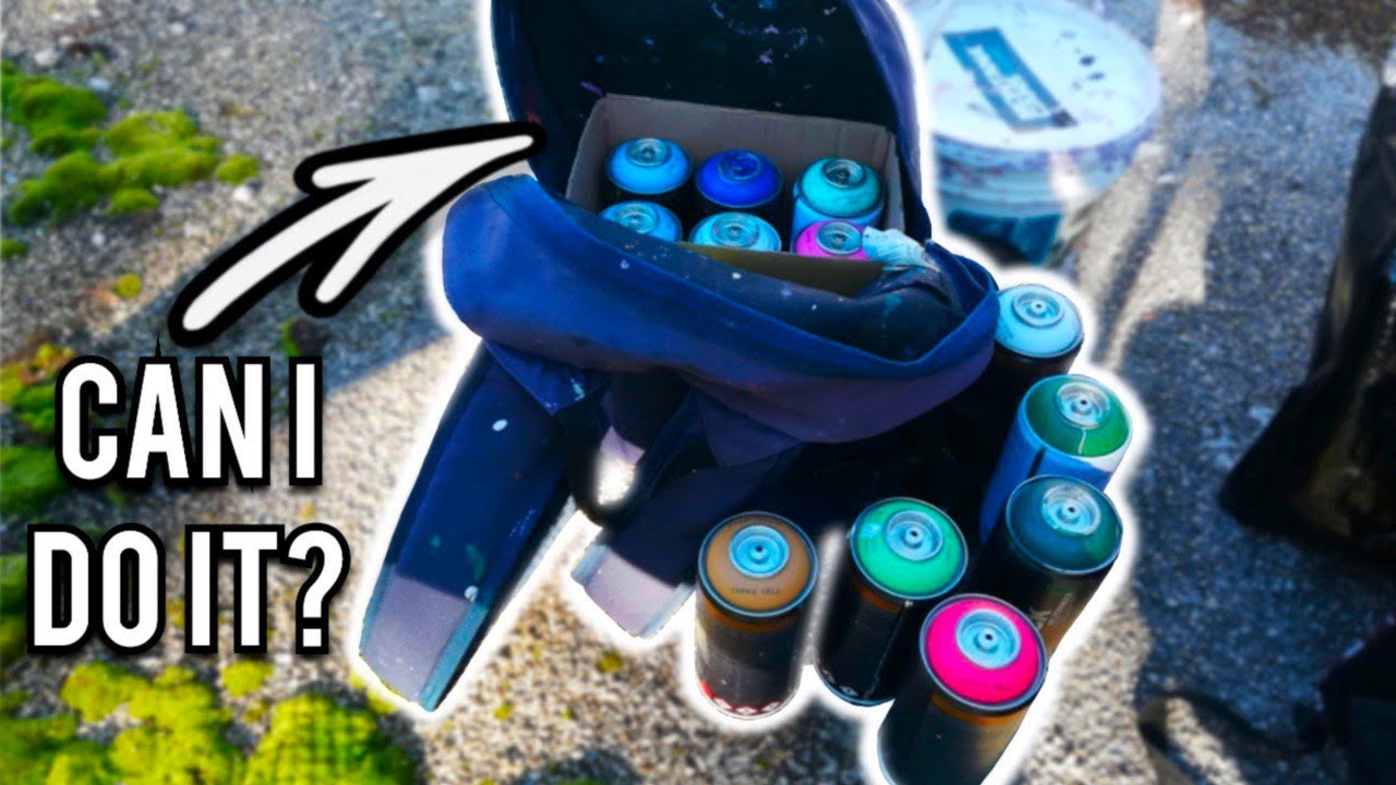 could a bunch of RANDOM CANS become a GRAFFITI BURNER?