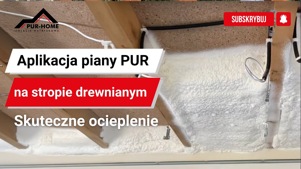 Piana pur na stropie drewnianym