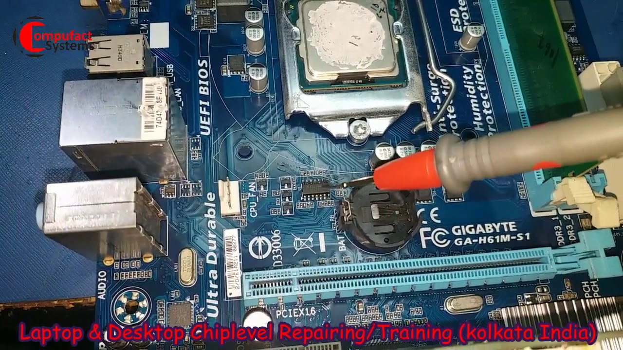 Gigabyte Ga-h61m-s1 No display/Cpu VTT missing problem solved.