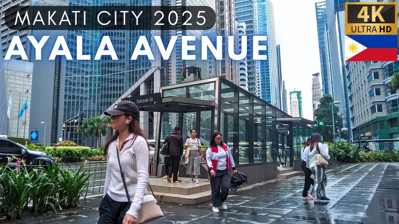 The Modern Part of MAKATI CITY - AYALA AVENUE [4K Immersive Walk] Philippines - August 2025