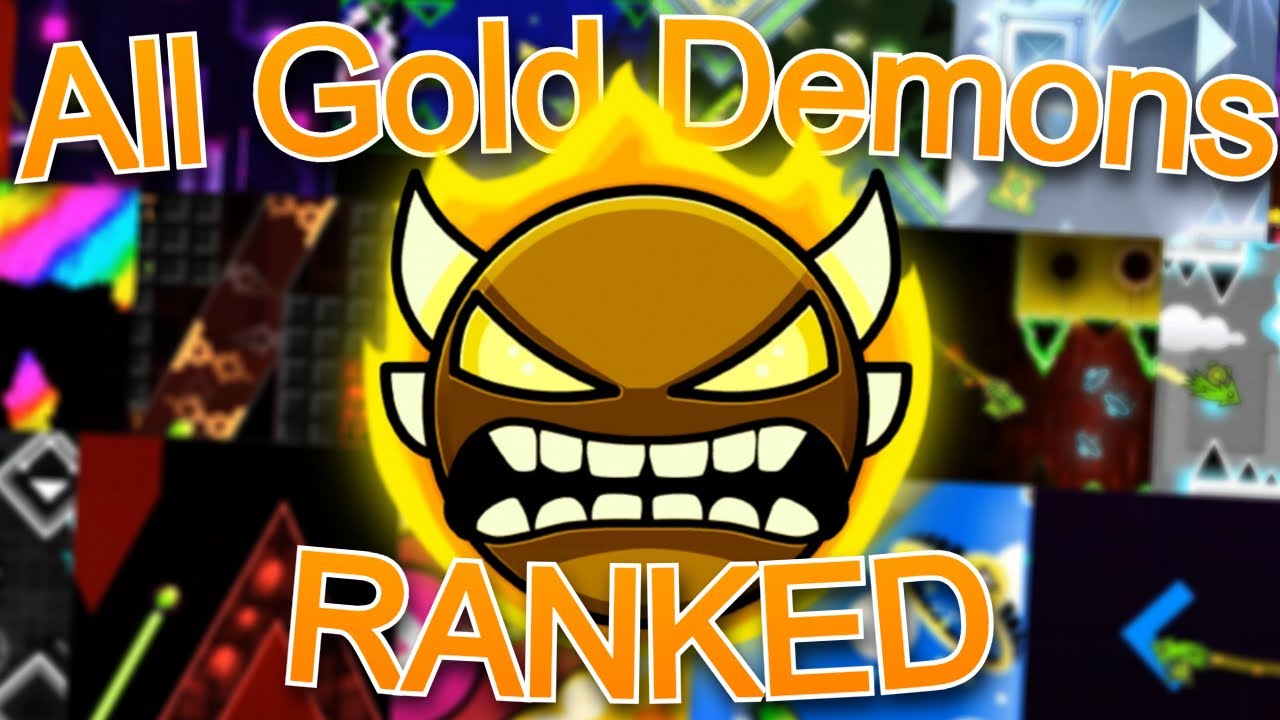 ALL GOLD GDDP DEMONS RANKED | Geometry Dash