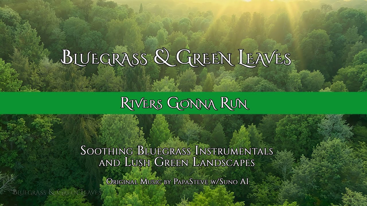 Rivers Gonna Run | Bluegrass & Green Leaves 4K Nature Instrumental