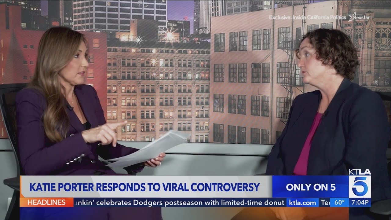Katie Porter breaks her silence after viral videos threaten to derail campaign for Gov.