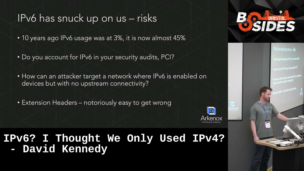 IPv6? I Thought We Only Used IPv4? - David Kennedy