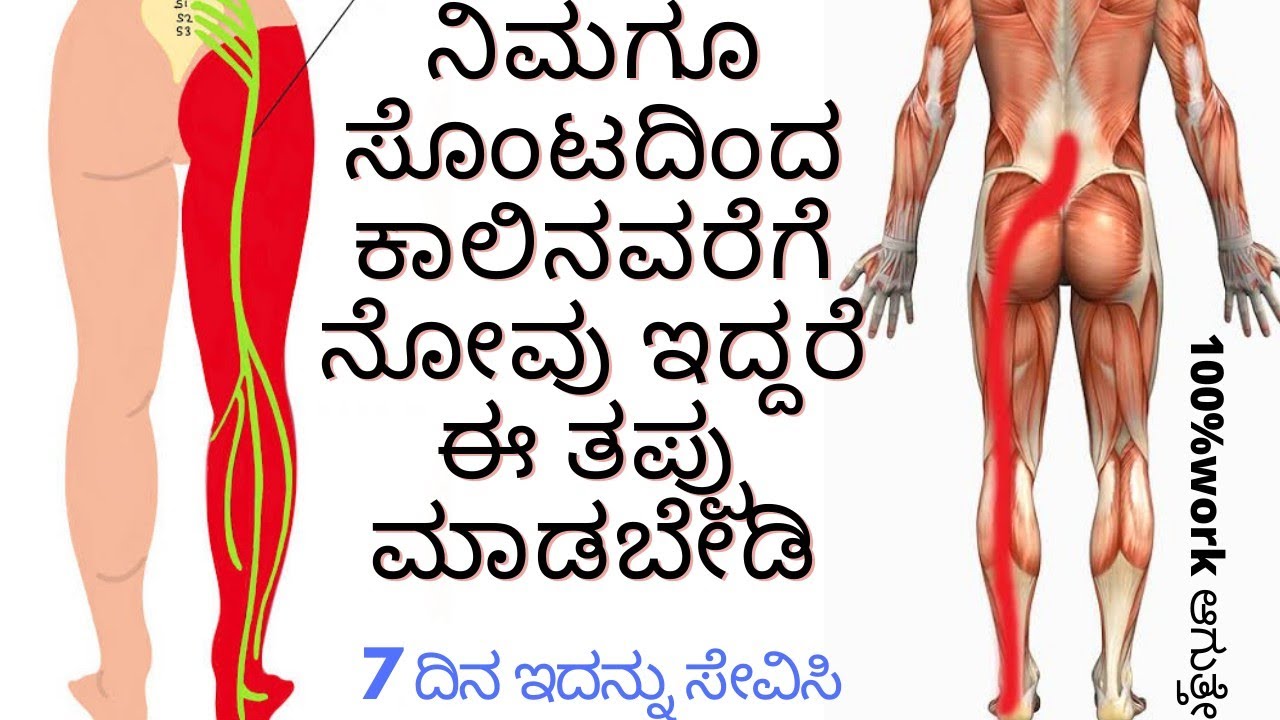 ನಿಮಗೂ ಸೊಂಟದಿಂದ ಕಾಲಿನ ವರೆಗೆ ನೋವು ಆಗುತ್ತಾ? ಈ ರೀತಿ ಮಾಡಿದರೆ ಕೇವಲ 7 ದಿನಗಳಲ್ಲಿ ಗುಣವಾಗುತ್ತದೆ ನೋಡಿ