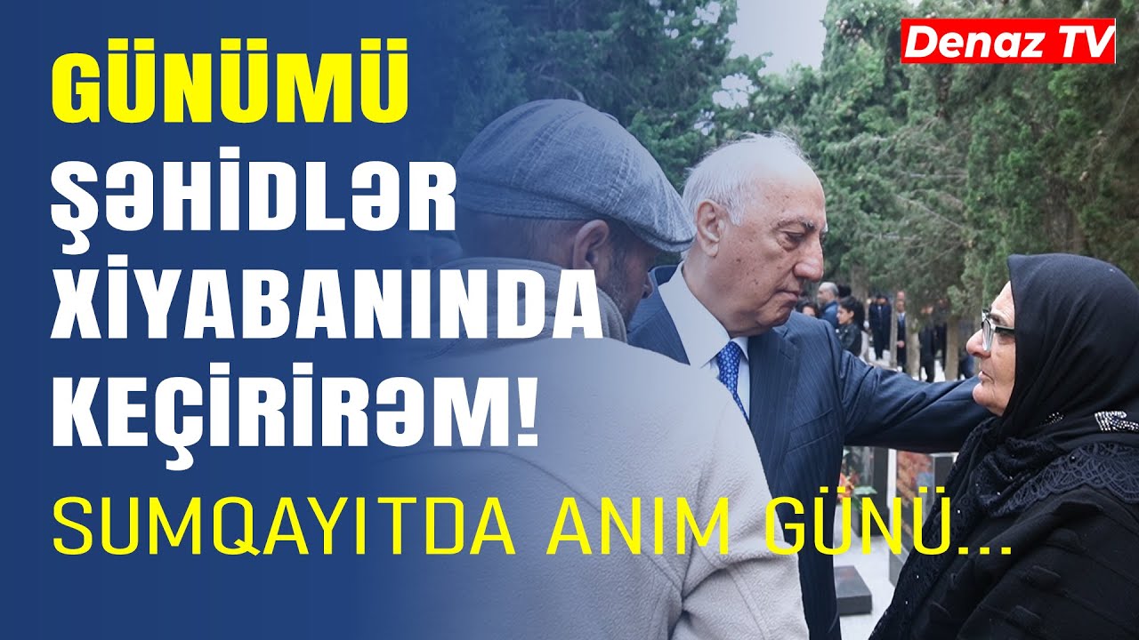 Vətən Uğrunda Can Verənlər Sumqayıtda Belə Anıldı...