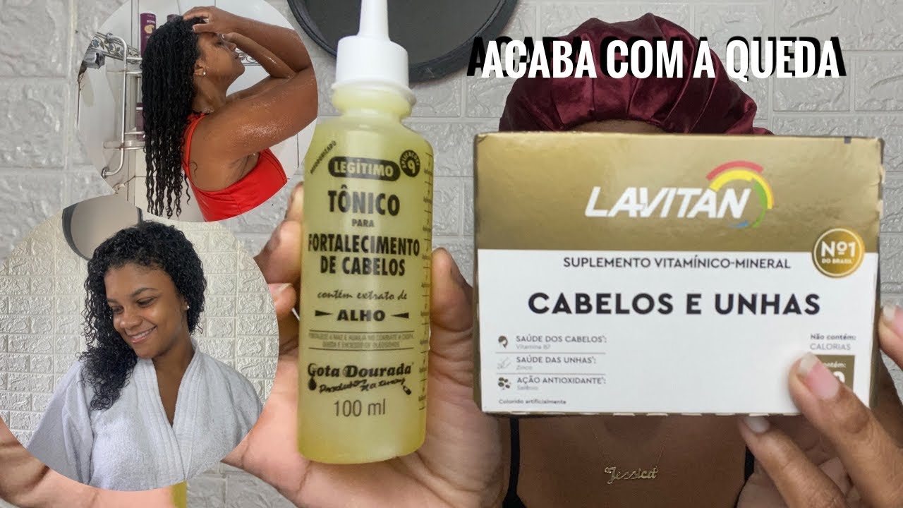 LAVITAN HAIR + TÔNICO DE ALHO DA GOTA DOURADA  | Jéssica Braga