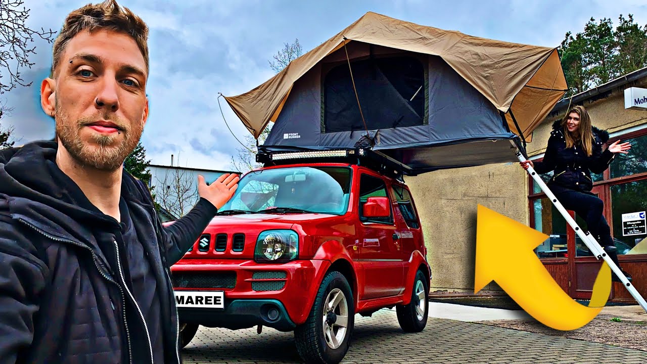 IT&rsquo;S A CAMPER! Cheap Rooftop Tent for our Micro Expedition Vehicle!