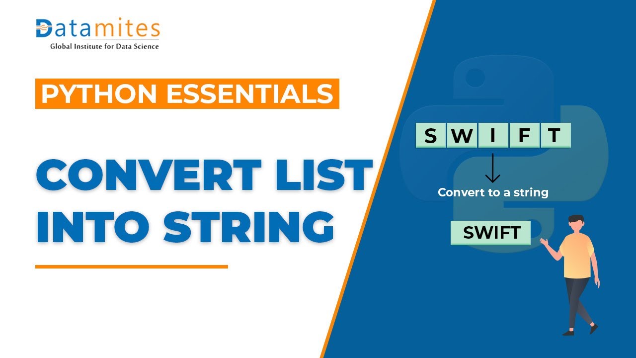 Convert a list to string with Join Function in Python - Python Essentials