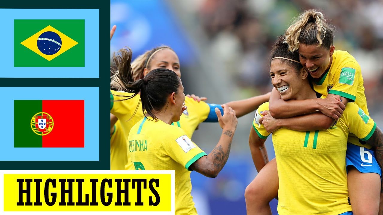 Brazil vs Portugal Highlights | Women's Football Friendly International