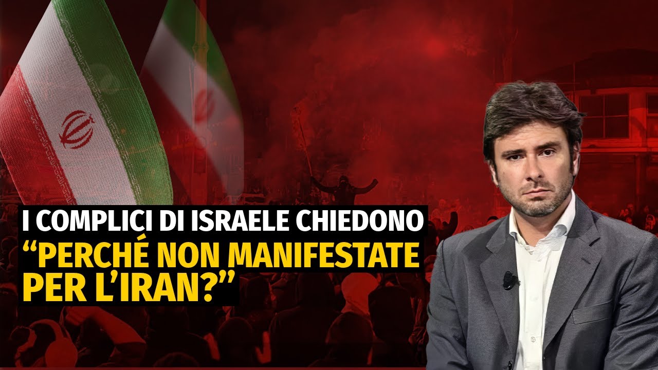 “Perché non manifestate per l’Iran?” La domanda che serve a nascondere la complicità con Israele