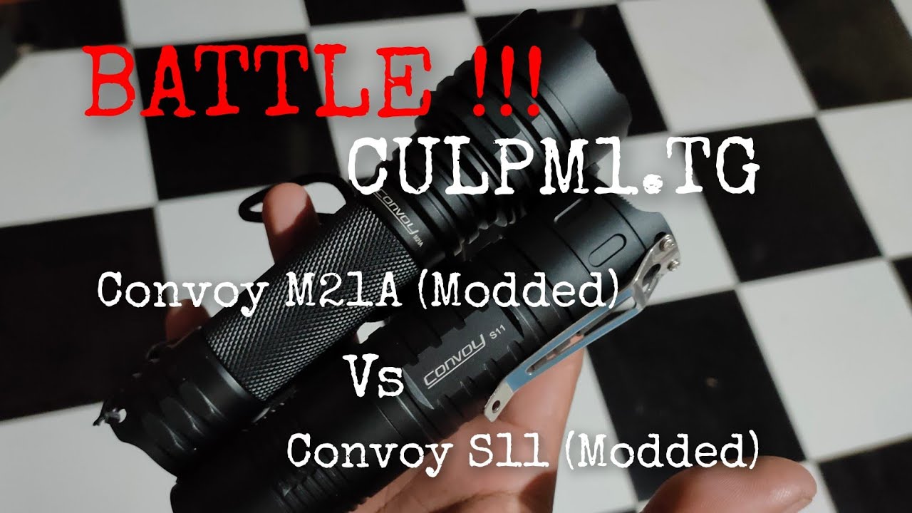 Optional THROWER Set Up‼️ : Convoy M21A CULPM1.TG (Modded) Vs Convoy S11 CULPM1.TG (Modded)