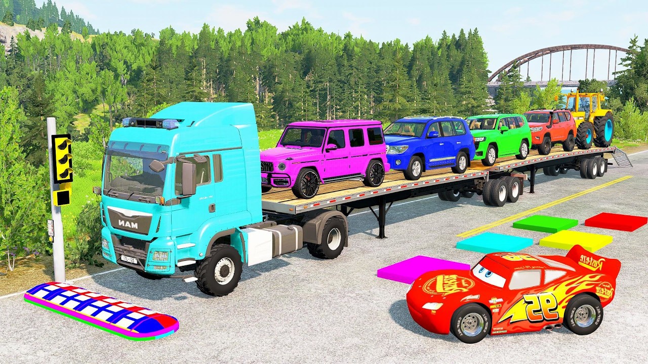 Truck vs Pothole - Who Wins? BeamNG.drive