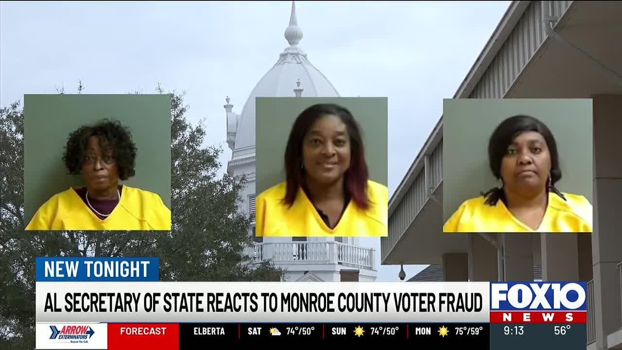 Alabama secretary of state reacts to Monroe County voter fraud allegations