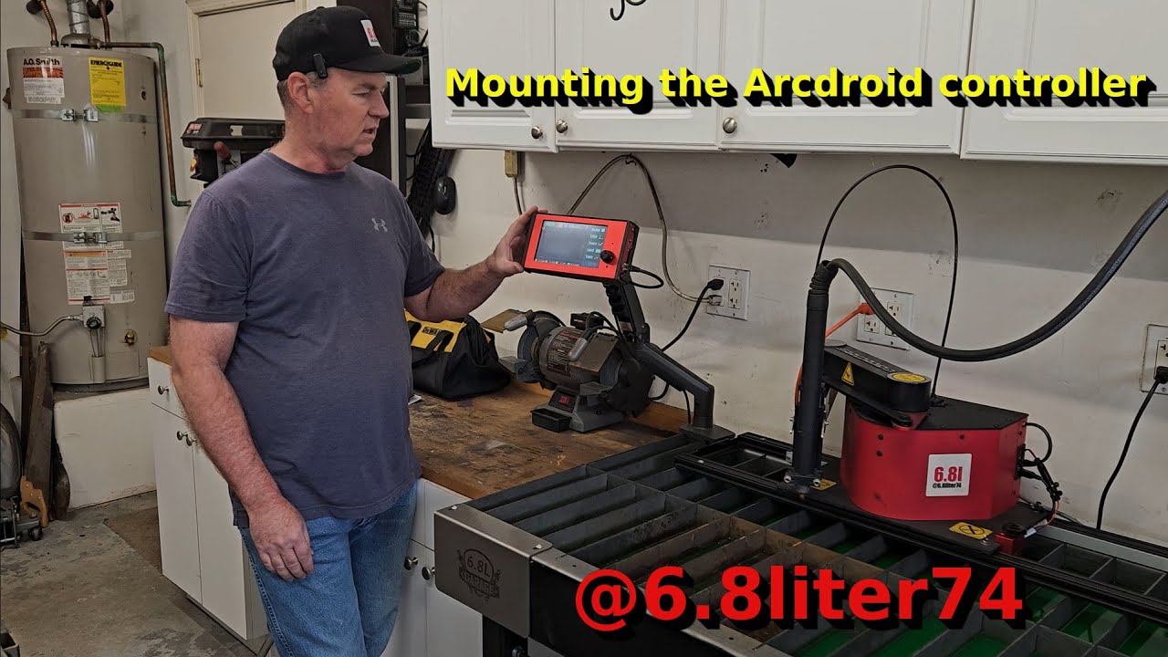 Mounting the ArcDroid CNC Controller on an Articulating Arm | Plasma Cutter Upgrade