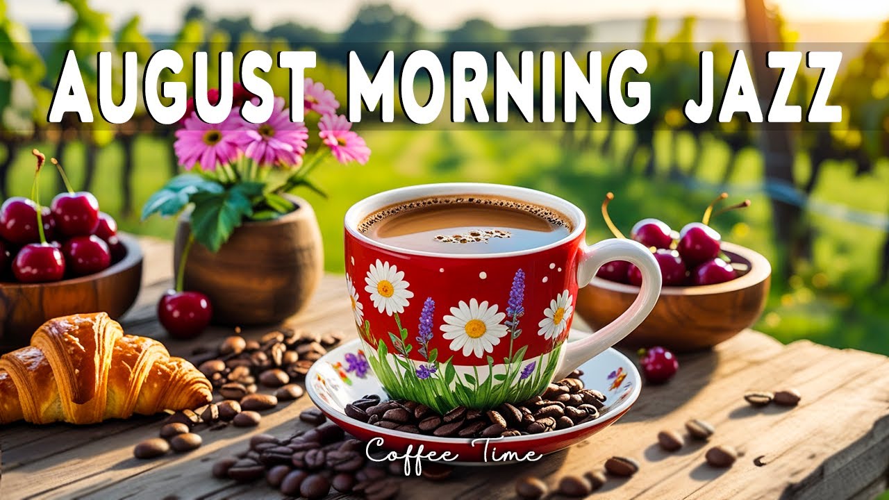 August Morning Jazz ☕ Bossa Nova Instrumental Music for  Focus, Study and Happy Mood