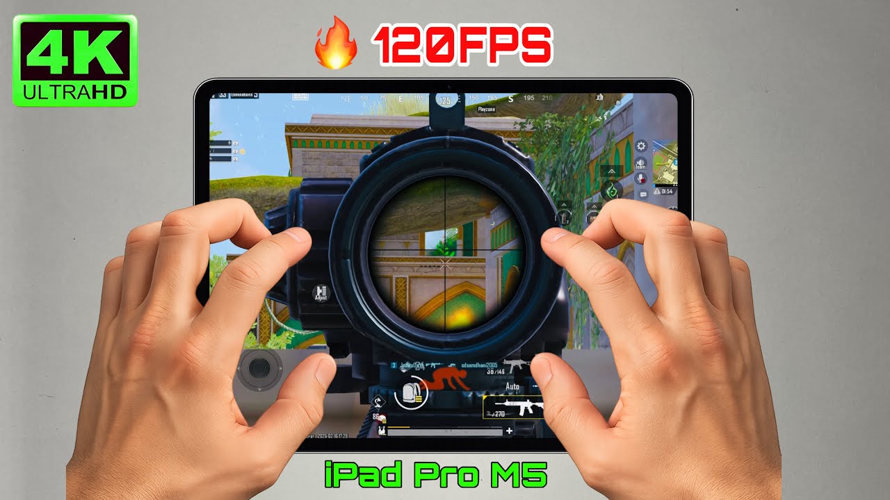 🔥 iPad Pro M5 120FPS TEST BGMI HANDCAM GAMEPLAY 