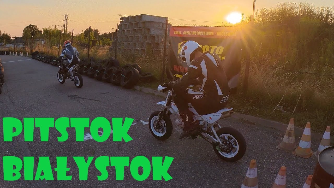 🏁Pitstok Białystok 🔥l Trening Pitbike i gleba