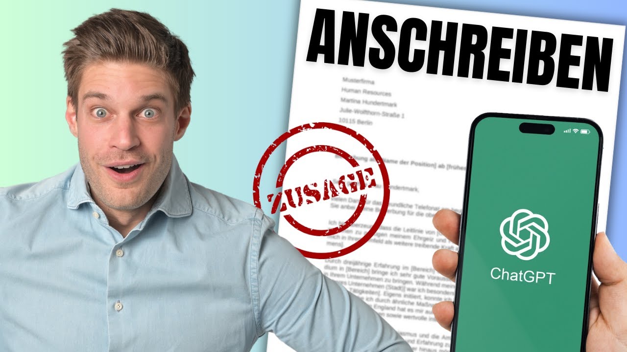 In wenigen Minuten zum perfekten Anschreiben mit ChatGPT