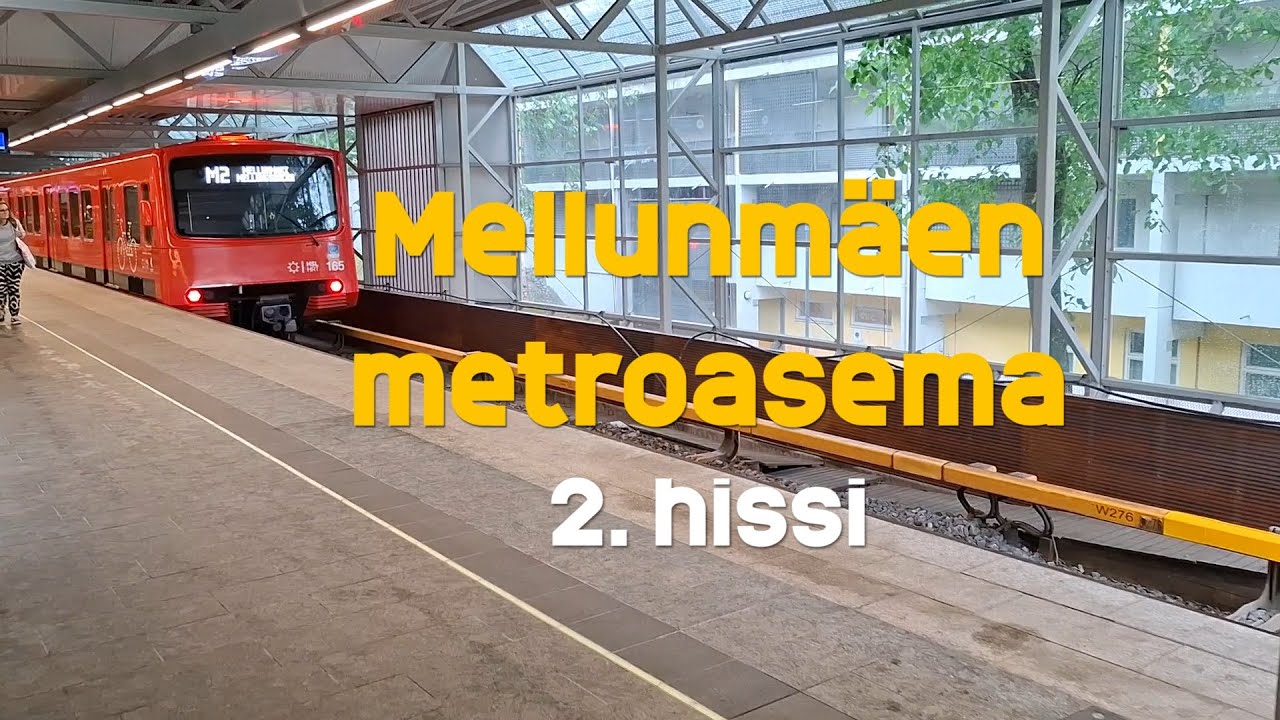 Hissivideo: Mellunmäen metroasema, Helsinki, 2. hissi - 2018 Otis Gen2