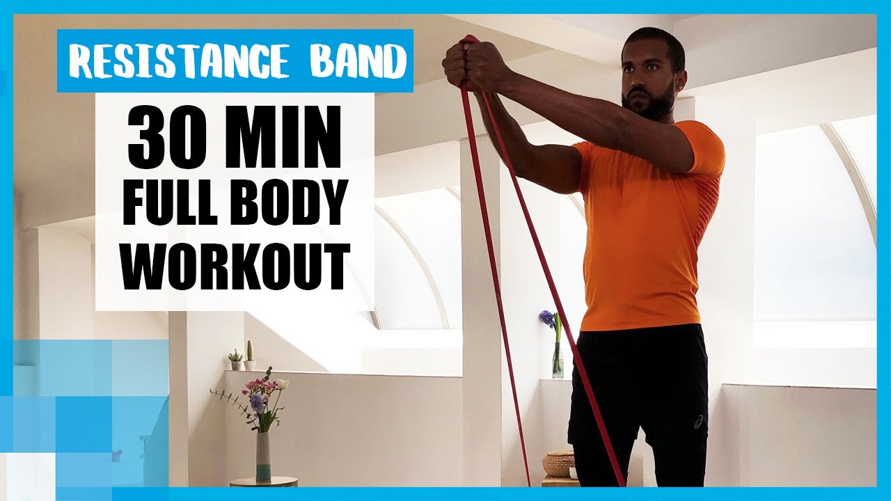 30 MIN Resistance Band-Workout für den ganzen Körper | Hometraining mit Coach Kofi 💪