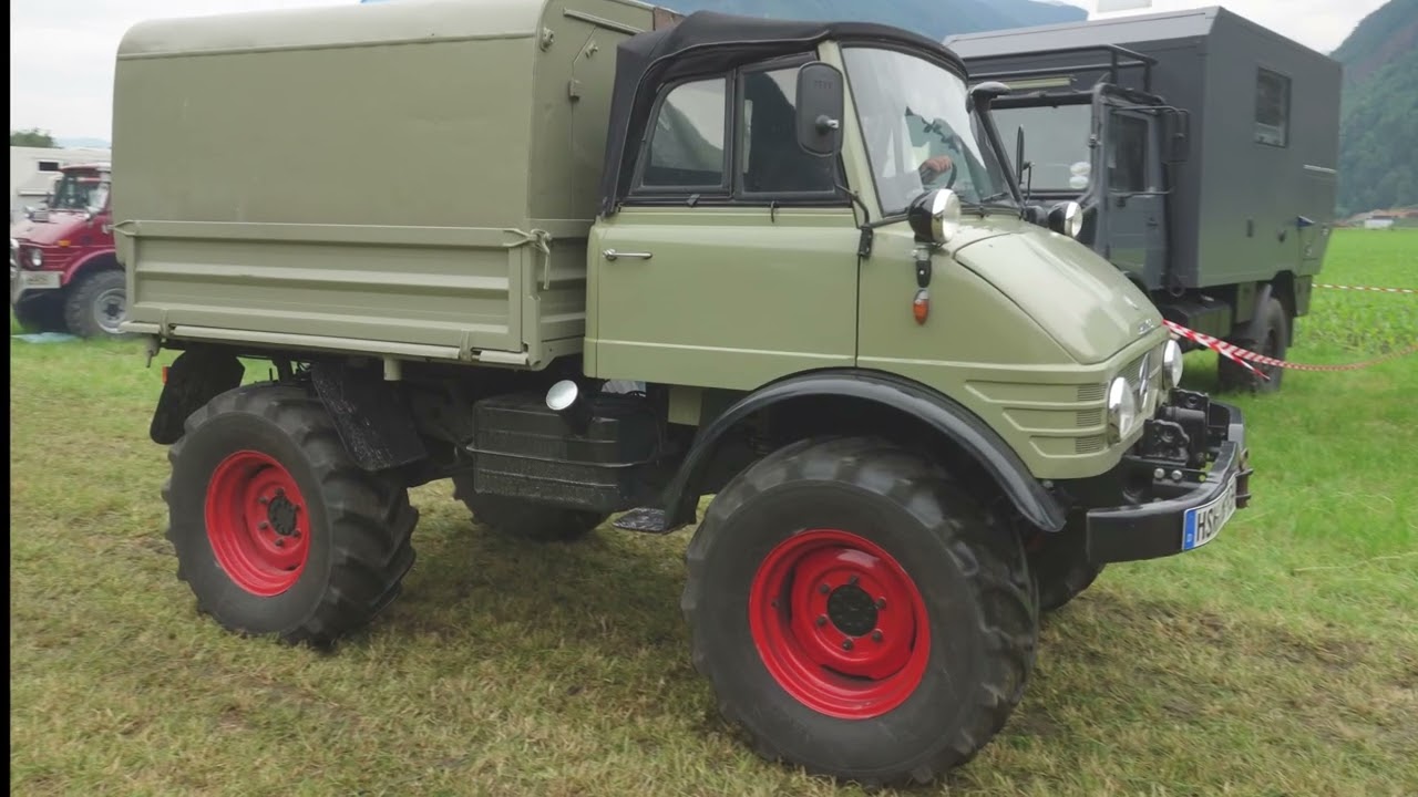Die äußerlichen Merkmale des Unimog U 406 im Laufe seiner Produktionszeit