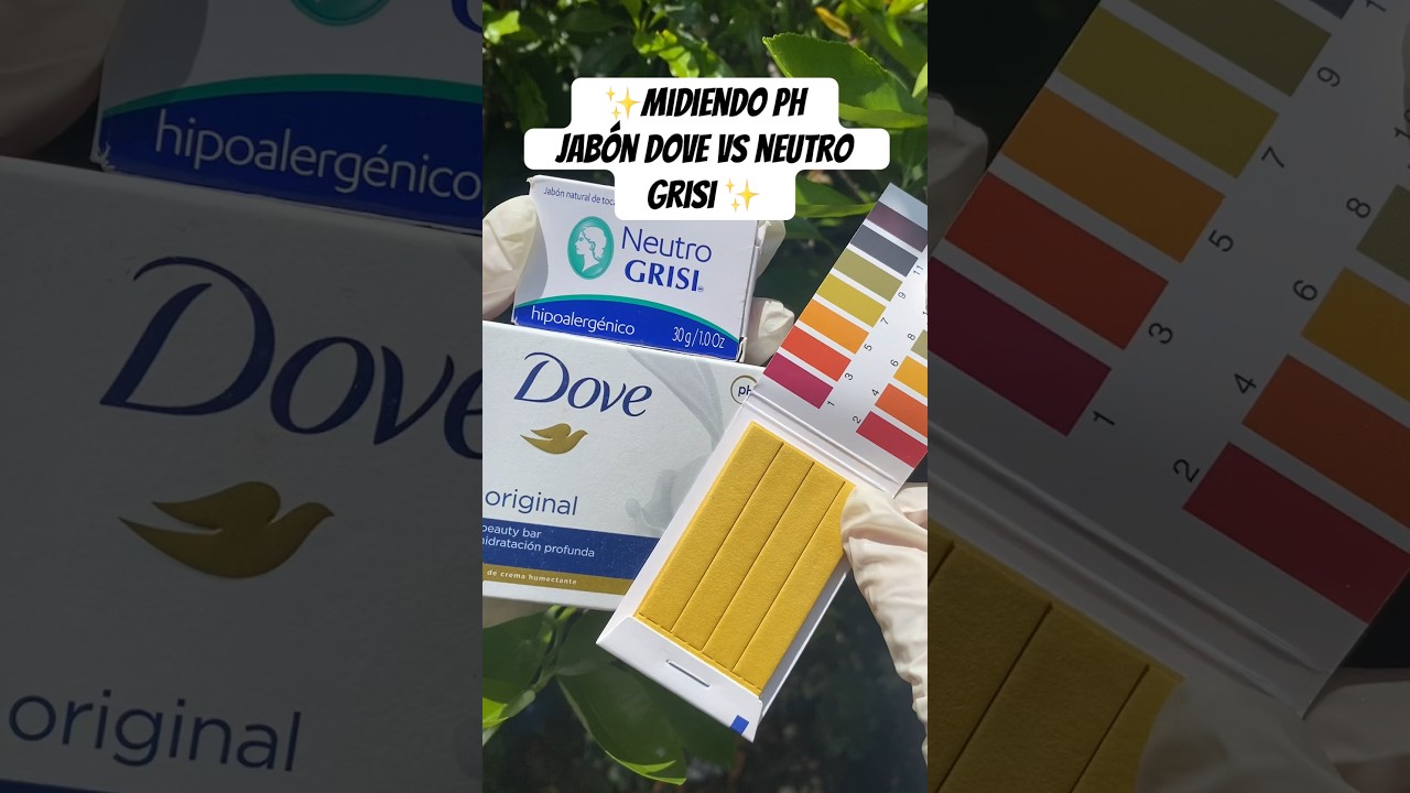 Midiendo pH de Jabón Dove VS Neutro Grisi ✨ 